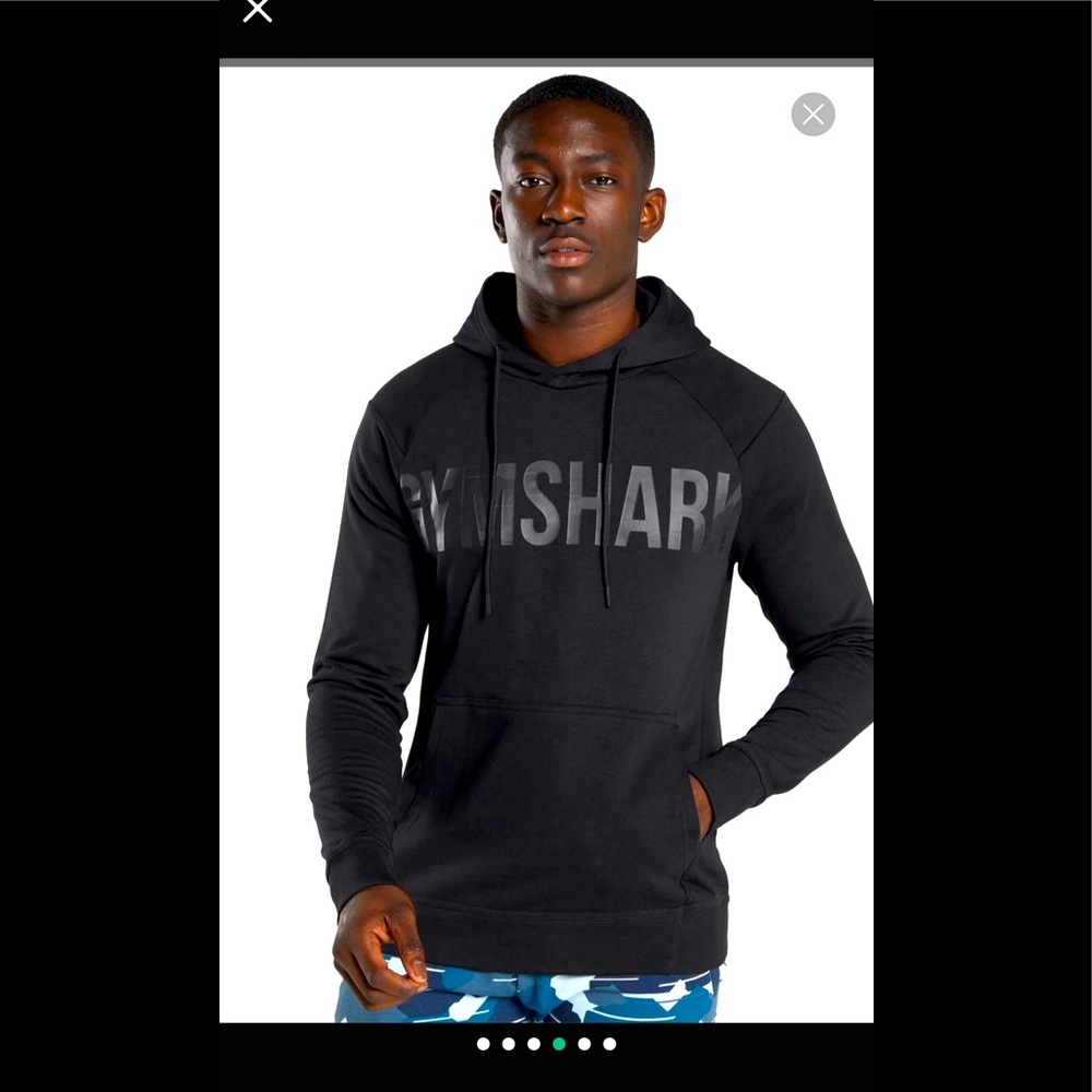 Gymshark Black Color Mens Medium New Hoodie